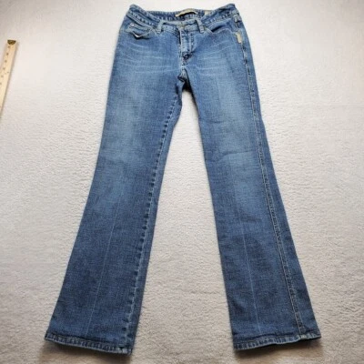 Pantalones de mezclilla Sergio Valente corte bota 27 azul lavado medio tiro bajo algodón años 80 90 Foto 1 de 4