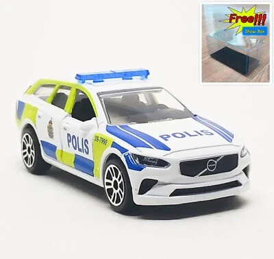 Majorette Volvo V90 POLIS  (Sweden police) White 1:64 (3") no Package - Image 1 of 4