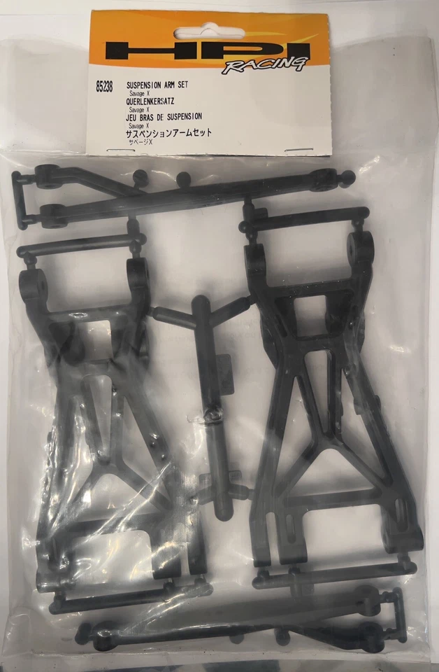 HPI Racing 85238 Suspension Arm Set Savage X XL Series Flux 4.6 5.9 - Image 1 of 1