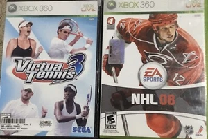 XBox360 Virtual Tennis und NHL 08 Hockey Bundle, - Bild 1 von 7