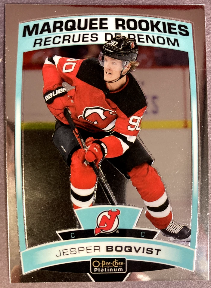 2019-20 OPC  Platinum Marquee Rookies #187 Jesper Boqvist New Jersey Devils RC - Image 1 of 1
