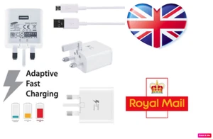 Official Samsung Adaptive Fast Charger & Micro USB Cable - EP-TA20UWE - UK STOCK - Picture 1 of 12