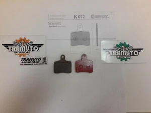 COPPIA PASTIGLIE FRENI ANTERIORI POSTERIORI ADATTABILI TONY KART K072 - Picture 1 of 2