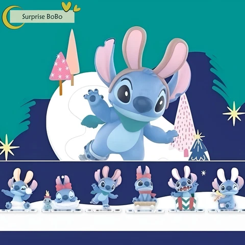 MINISO Stitch Star Baby Rabbit Winter Tale Series Blind Box Confirmed Figure HOT Cover