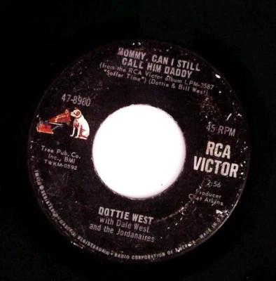 DOTTIE WEST SUFFERTIME/MOMM CAN I STILL CALL HIM DADDY RCA VICTOR VINYL 45 72-48 - Image 1 of 3