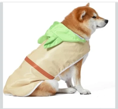 Star Wars Yoda Raincoat for Pets - Dog Size Medium with Leash Attachment Slit - Image 1 of 4