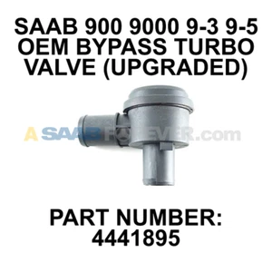 SAAB NEW 9-3 9-5 900 9000 86-09 TURBO TURBOCHARGER BYPASS DUMP VALVE 4441895 OEM - Picture 1 of 2