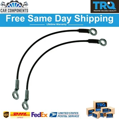 TRQ New Tailgate Cables Set For 1973-1996 Ford Bronco Ranchero - Image 1 of 4