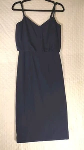 Kleid The Population "Alondra Dress Midnight Blue" Midikleid Größe S  - Bild 1 von 5