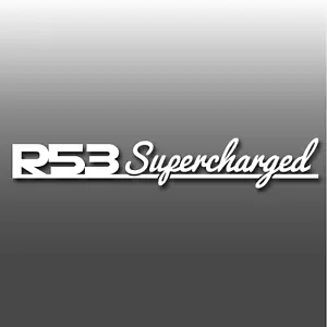 1x Mini Cooper S R53 Supercargador Firma Coche Vinilo Calcomanía Adhesiva GP | JCW - Imagen 1 de 3