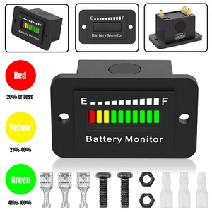 24/36/48V Battery Indicator for EZGO Club Car Yamaha Golf Cart Meter Gauge ATV - Picture 1 of 15