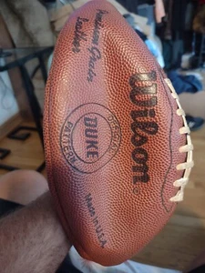 VTG Wilson "The Duke" Official NFL Authentic Game Ball Leather Football F1250 KY - Picture 1 of 7