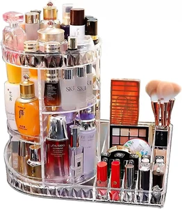 Organizador Maquillaje Giratorio 360° Perfume Joyería Tocador Maquillaje Organizador - Imagen 1 de 9
