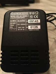 Power Supply AC220-240v Input. Output is 15v 800ma - European 2 pin plug - Photo 1/3