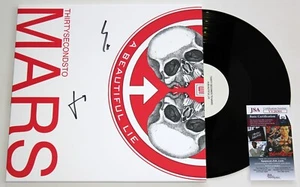 THIRTY SECONDS TO MARS SIGNIERT EINE SCHÖNE LÜGE LP VINYL-SCHALLPLATTE ALBUM LETO JSA COA - Bild 1 von 3