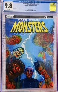 Mark Spears Monsters #1 Cvr A 1a stampa CGC 9,8 bassa tiratura - Foto 1 di 9