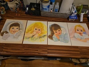 Vtg 1960s Northern Tissue American Beauty Prints by Frances Hook 11x14 Lot Of 4 - Picture 1 of 6