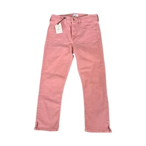 NWT Girls River Island Molly Jeggings Mid Rise Jeans Size 12 Pink - Picture 1 of 12