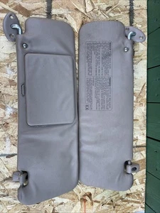 1996-2002 Toyota 4Runner Tan Sun Visor Sunvisor Set Tan - Picture 1 of 19