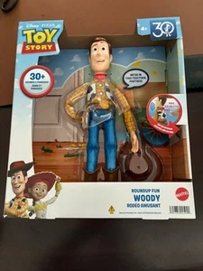 Woody Round Up Fun Figur Toy Story Disney Pixar Mattel Neu Neu in OVP funktioniert. Siehe Foto - Bild 1 von 2
