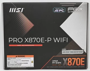 BOX & Accessory ONLY - MSI PRO X870E-P WIFI AM5 ATX AMD - Picture 1 of 2