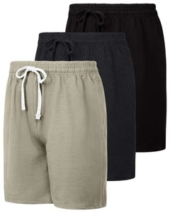 Men's Casual Lounge Shorts Pockets Active Sports Fitness Training Athletic Gy... - Picture 1 of 6