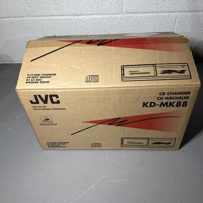 JVC KD-MK88 12 дисков компакт-диск чейнджер винтажный 1997 с квитанцией новый открытая коробка   - Изображение 1 из 4