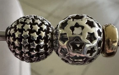 Elfbeads Set ⭐ Milky Way & Starball ⭐ Sterling Silber ⭐ Trollbeads - Bild 1 von 4