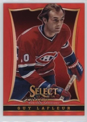 2013-14 Panini Select Retired Black Friday Red Prizm /35 Guy Lafleur #157 HOF - Image 1 of 2