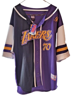 Camiseta deportiva OUNK NBA LAKERS 70 bordada de calentamiento XL nueva con etiquetas Foto 1 de 4