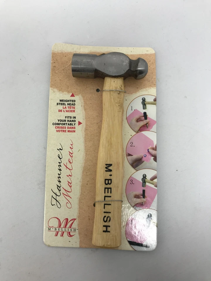 M'BELLISH Ball Peen Hammer 5 oz, 6" Long, Crafts Scrapbooking - Image 1 of 1
