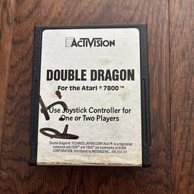Atari 7800 DOUBLE DRAGON Cartridge Tested and Working - Authentic Video Game