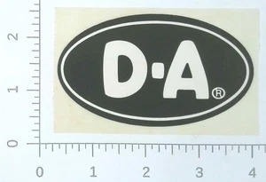 Calcomanía adhesiva publicitaria vintage D-A DA - Imagen 1 de 1