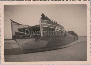Foto, Schiff der Alliierten am Strand Dünkirchen Frankreich 1941, D/54 - Bild 1 von 2