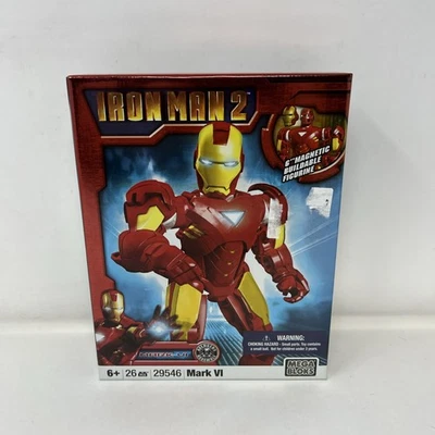 Mega Bloks #29546 Iron Man 2 Mark VI Figure 26pcs Building Set New - Image 1 of 4