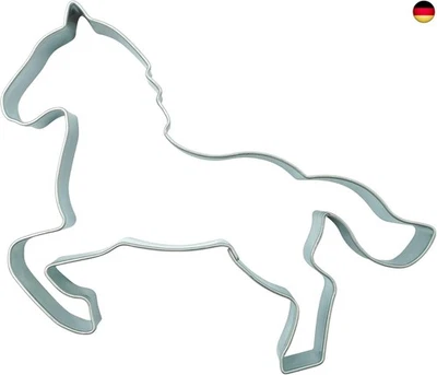 2510 - Ausstechform "Pferd" ca. 9,3 cm, Ausstecher aus Edelstahl, - Bild 1 von 3