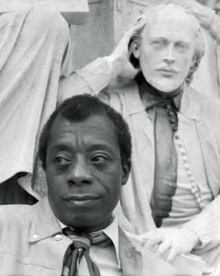 James Baldwin con Wm. Shakespeare A Carl Van Vechten Original, 8 x 10 Foto 1 de 2