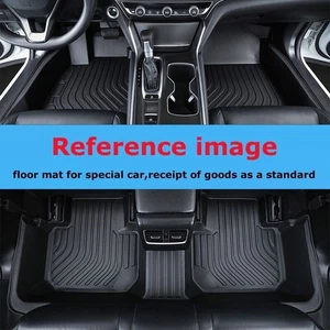 TPE Floor Mats for Toyota Corolla 2014-2018 TPE Mats Full Set Black Interior - Picture 1 of 9