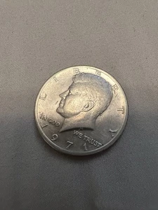 1971 USA Liberty Half Dollar John F. Kennedy leicht zirkuliert vielleicht Fehler  - Bild 1 von 7