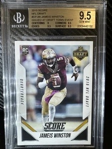 2015 Score NFL Draft Jameis Winston #DPJW Draft town event FSU BGS 9.5 🍢 - Picture 1 of 8