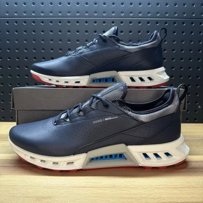 Ecco Golf Biom C4 Gore Tex GTX Golf Shoes Blue Red Women's Size 10 - 10.5 - Image 1 of 4
