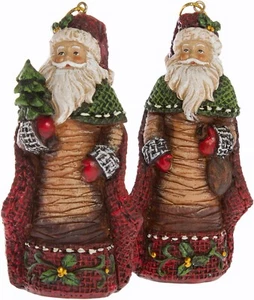 Myflair Möbel & Accessoires Weihnachtsmann Weihnachtsdeko rot (Set, 2 St) - Bild 1 von 2