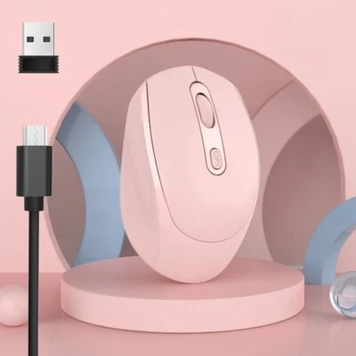 Ratón inalámbrico HXSJ M107 de 4 botones, 1600 DPI, 2,4 GHz, versión con batería - Image 1 of 4