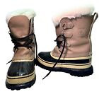 Sorel Vintage Kaufman Caribou Made in Canada Duck Wool Snow Boot Womens Size 8