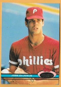 José De Jesús Philadelphia Phillies #104 - Topps Stadium Club casi nuevo-como nuevo 1991 - Imagen 1 de 2