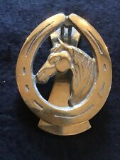 Brass Horse Door Knocker.