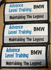 Parche de hierro para centro de servicio BMW 2 x 4" entrenamiento de nivel avanzado de colección Nuevo de Lote Antiguo - Imagen 1 de 2