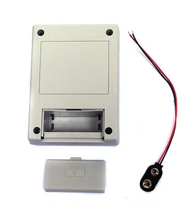 10pc ABS Plastic Box Enclosure G1202G(BC) 111x82.5x38mm LxWxH Gray + Battery Set - Picture 1 of 7