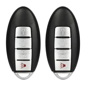 2 For Nissan Maxima Altima 2009 2010 2011 2012 13 Key Fob Shell Replacement - Picture 1 of 2