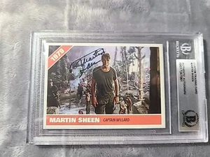 Martin Sheen Signed Cut Card Apocalypse Now Rare!! Beckett - Picture 1 of 10
